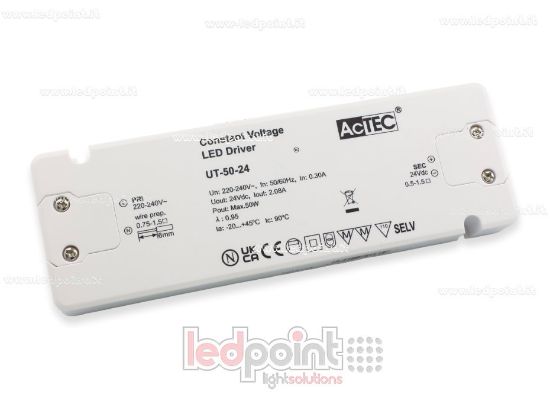 Image de Transformateur ultra thin 50W 24V AcTEC
