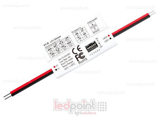 Image de Mini Contrôleur 12-24V, 1ch 6A (sans RF)