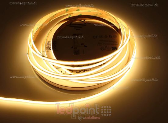 Image de Ruban LED COB 10m blanc chaud 2700K CRI Ra>90 480LEDs/m 24V 7,5W/m avec contrôle en courant