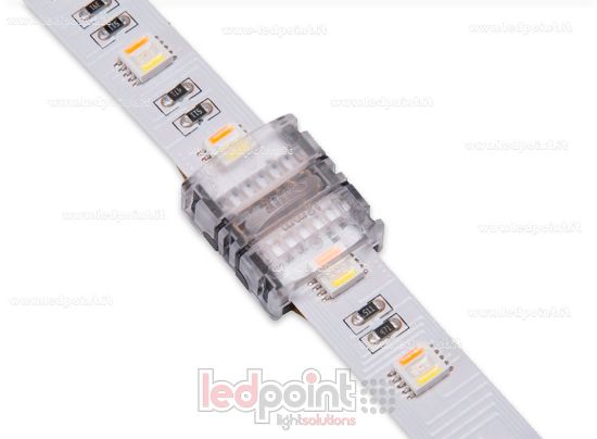 Image de Connecteur transparent pour jonction pour (12mm) RGBCCT Ruban led