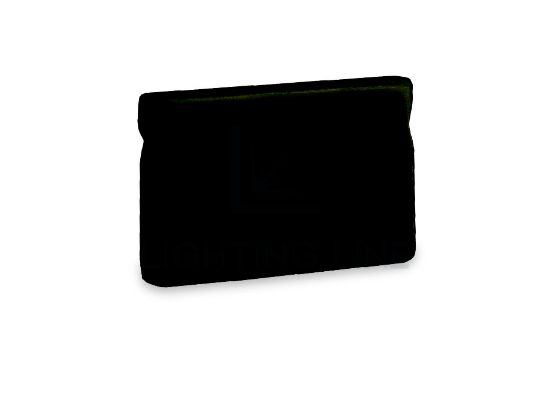 Image de Embout noir en plastique pour profilé SL12-16