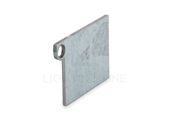 Image de Embout en tôle galvanisée pour profilé en aluminium pour plaques de plâtre DW14-03
