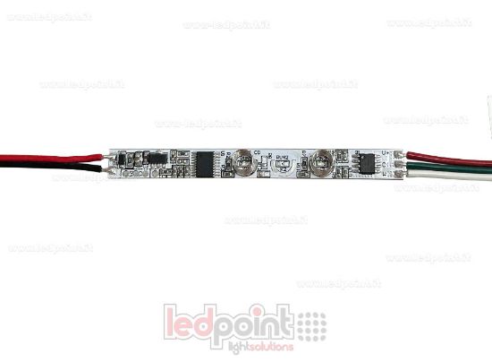 Image de Contrôleur Mini Touch CCT à 2 boutons avec fonction de mémoire, 5/24 V CC, 2 A