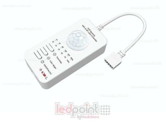 Image de Contrôleur WiFi & RF + Capteur PIR 5–24 VCC 3 canaux × 1,5 A