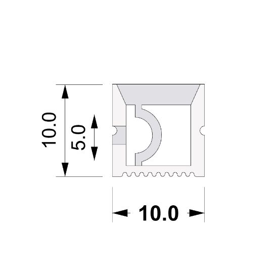 Image de Led Neon Flex 10x10mm 1m