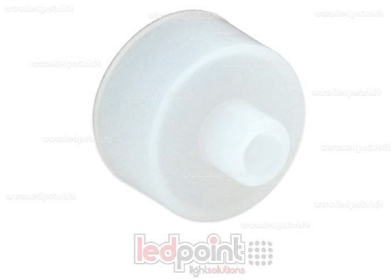 Image de Embout terminal avec sortie frontale du câble d'alimentation pour Led Neon Flex Ø18mm
