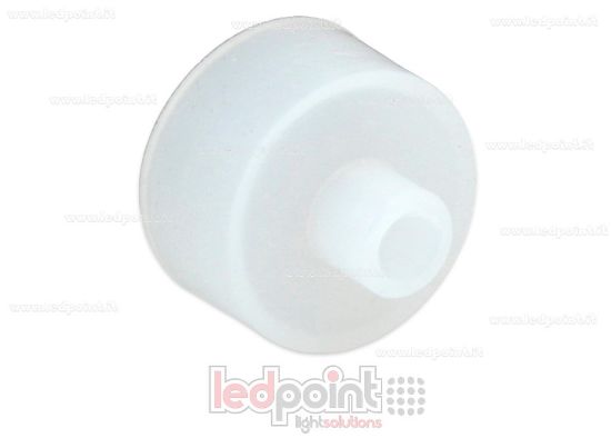 Image de Embout terminal avec sortie frontale du câble d'alimentation pour Led Neon Flex Ø20mm