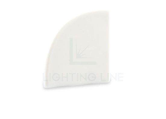 Image de Embout rond blanc pour profilé angulaire (AN04-09 et AN05-09)
