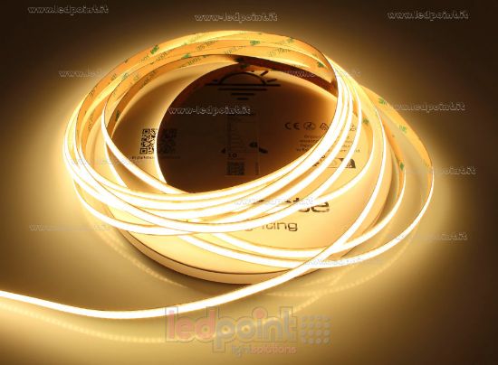 Image de Ruban led WCOB blanc chaud 10m 2700K CRI Ra>93 320led/m 24V 11,5W/m