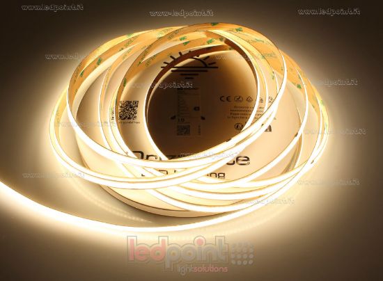 Image de Ruban led WCOB blanc chaud 10m 3000K CRI Ra>93 320led/m 24V 11,5W/m