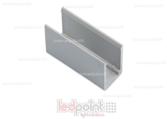 Image de Clip de fixation en aluminium pour Led Neon Flex 6x12mm