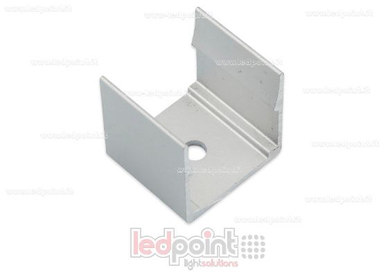 Image de Clip de fixation en aluminium pour Led Neon Flex 20x20mm