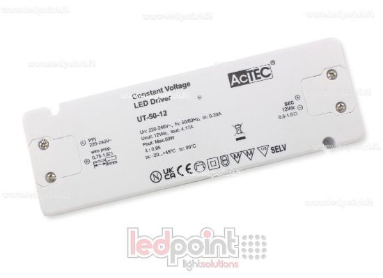 Image de Transformateur ultra thin 50W 12V AcTEC