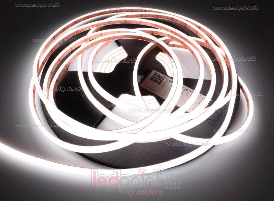 Image de Led Neon Flex 3x5mm blanc 4000K 1515 24V 5,5W 350led/m IP53 (IP65) 5m