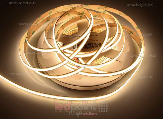 Image de Ruban led 5m blanc chaud 3000K 480leds/m CRI>90 12V 4,8W/m PCB 8mm avec stabilisateur de courant