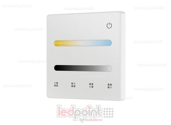 Image de Télécommande murale CCT à piles, blanche, 4 zones RF 2,4 GHz