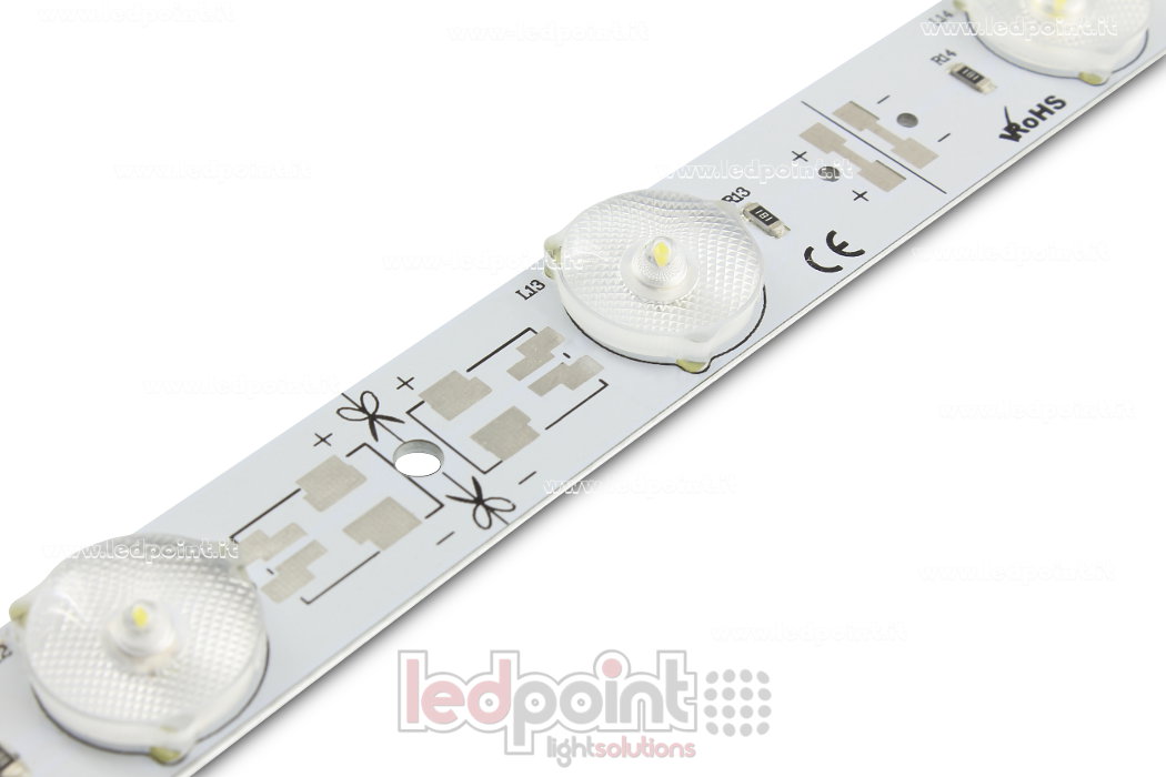 Bande LED en aluminium 2835 24V IP20 5800-6250K BL1100-60-02282.15L