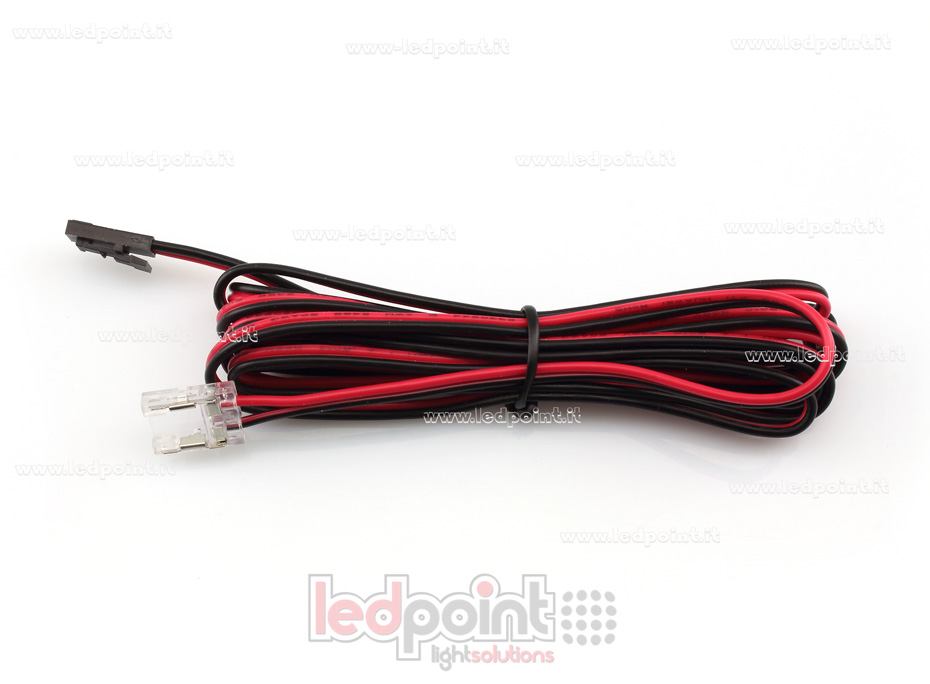 Connecteur avec fiche M1, câble 2m, pour rubans led COB et monochromes (PCB 10mm) C5M-CST-c1-FC-M1 Connecteur avec fiche M1, câble 2m, pour rubans led COB et monochromes (PCB 10mm) C5M-CST-c1-FC-M1