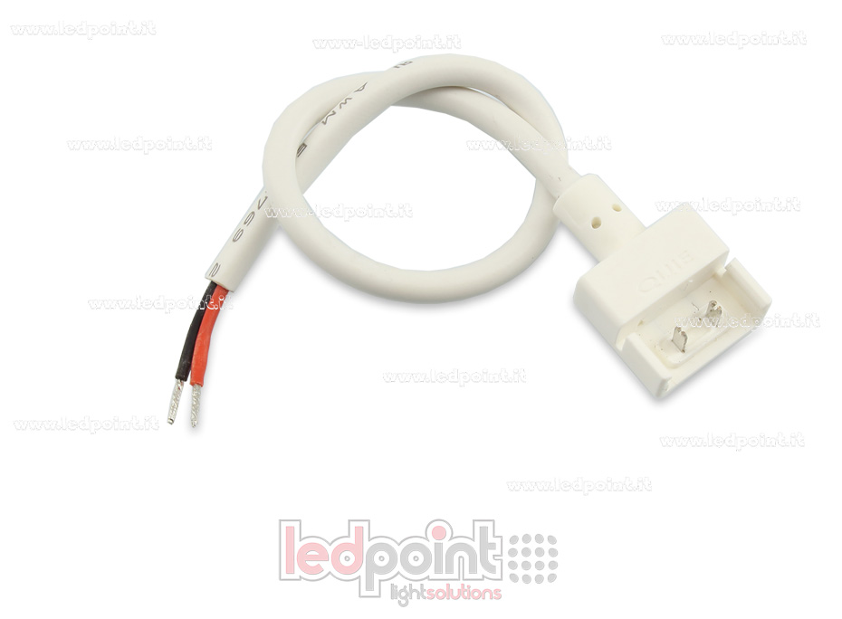 Connecteur IP67 avec 20cm de câble pour rubans led 2835 et 5050 monochrome (PCB 10mm), version réduite C5MW2-CST-W14-s1 Connecteur IP67 avec 20cm de câble pour rubans led 2835 et 5050 monochrome (PCB 10mm), version réduite C5MW2-CST-W14-s1