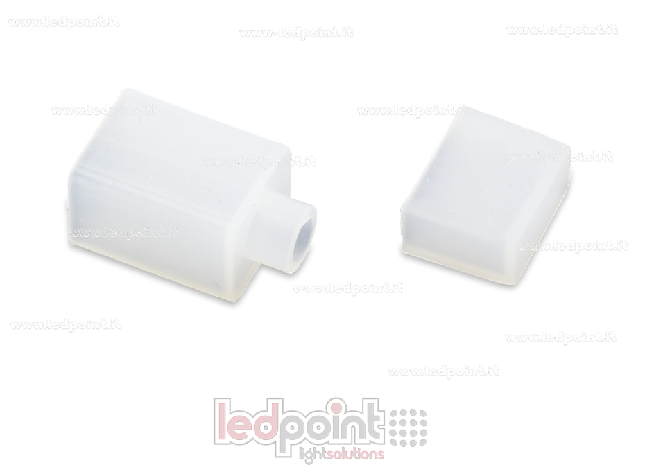 Connecteur pour 230V ruban led COB avec 20cm cable PCB 8mm CM-230-CCO-W20-8
