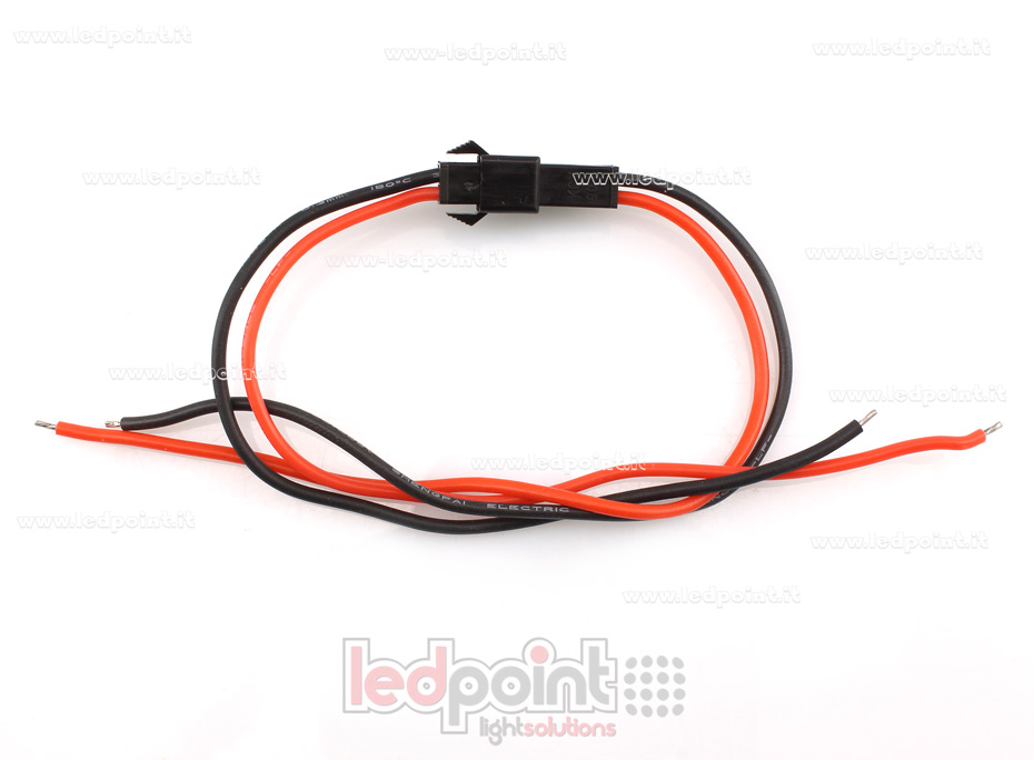 Connecteur 2 câbles pour ruban led monocouleur 0,5mm câble CM-C2-BK2 Connecteur 2 câbles pour ruban led monocouleur 0,5mm câble CM-C2-BK2