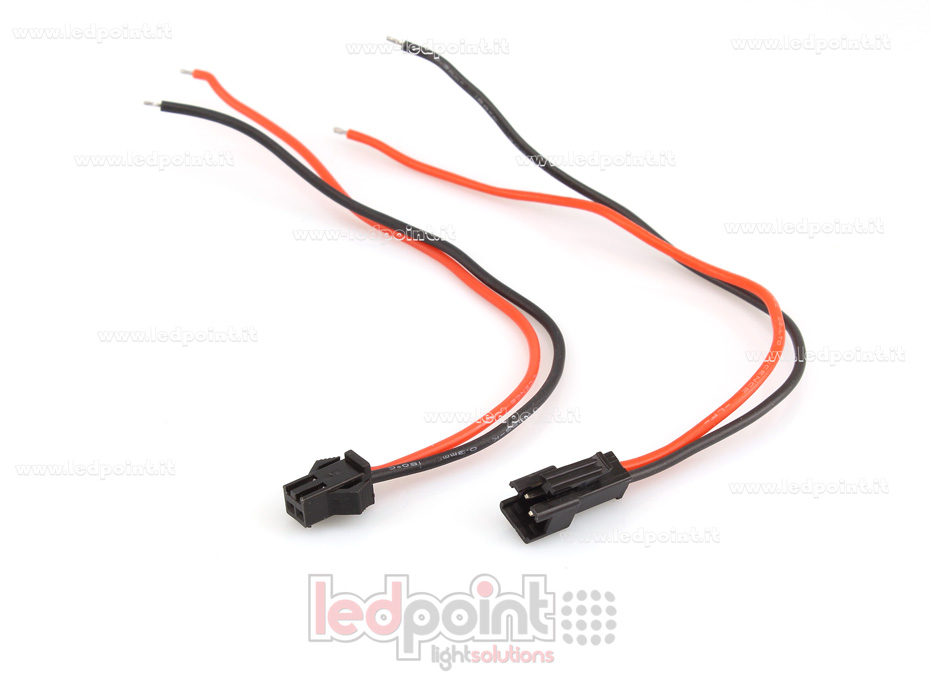 Connecteur 2 câbles pour ruban led monocouleur 0,5mm câble CM-C2-BK2 Connecteur 2 câbles pour ruban led monocouleur 0,5mm câble CM-C2-BK2