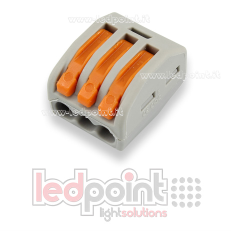 Joint rapide 3 fils à levier pour câbles 22-12 AWG (0,2-3,3 mm2) câbles CM-CFC-3P Joint rapide 3 fils à levier pour câbles 22-12 AWG (0,2-3,3 mm2) câbles CM-CFC-3P