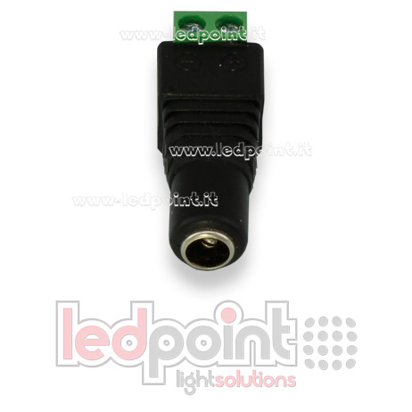 Connecteur d'alimentation 2.5mm x 2.1mm femelle DC vers broche à visser CM-CSC-C25