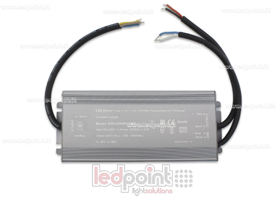 Embout pour profilé en aluminium pour rubans led CMP-DR-AC-400W Embout pour profilé en aluminium pour rubans led CMP-DR-AC-400W