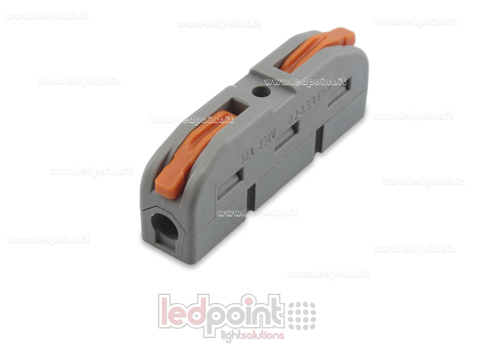 Connecteur rapide à levier à 1 fil pour câbles 32 A 250 V (0,2-2,5(4,0) mm²) CN1R-FC-W Connecteur rapide à levier à 1 fil pour câbles 32 A 250 V (0,2-2,5(4,0) mm²) CN1R-FC-W