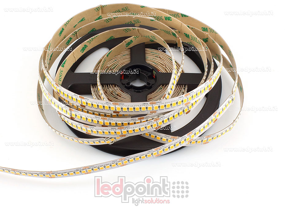 Ruban led 2835 24V IP20 2600-2800K 240led/m F52-260-240DF2
 