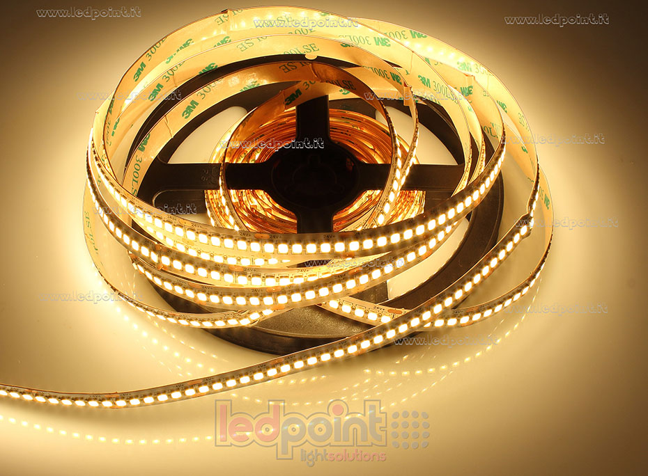 Ruban led 2835 24V IP20 2600-2800K 240led/m F52-260-240DF2
 