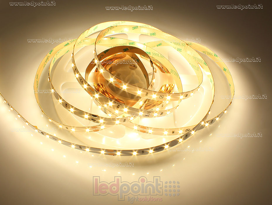 Ruban led 2835 24V IP20 3000-3100K 70led/m F52-300-070822I
 