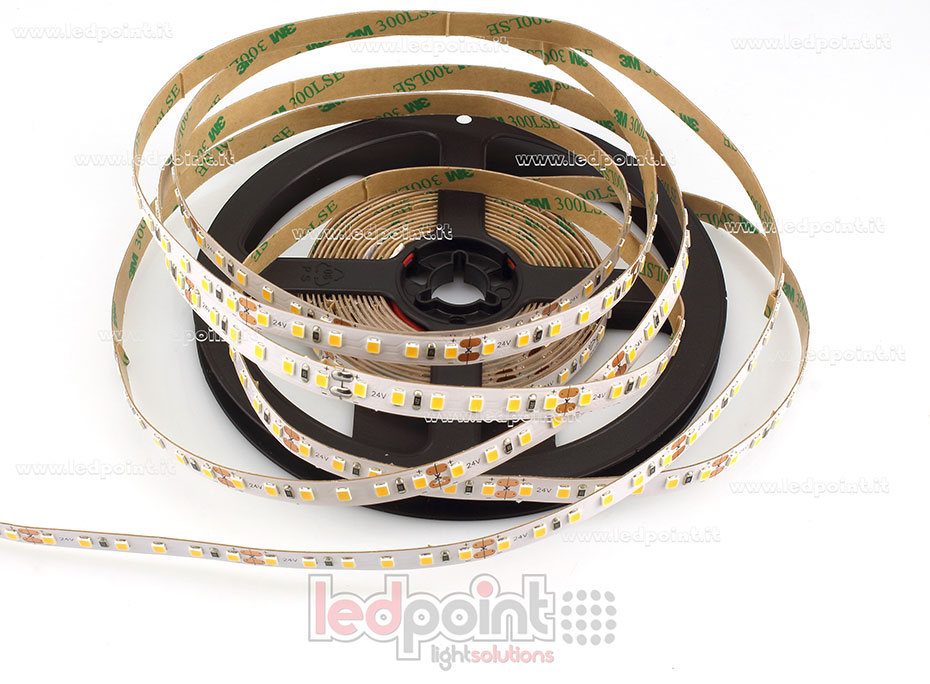 Ruban led 2835 24V IP20 2900-3100K 120led/m F52-290-120DF2
 