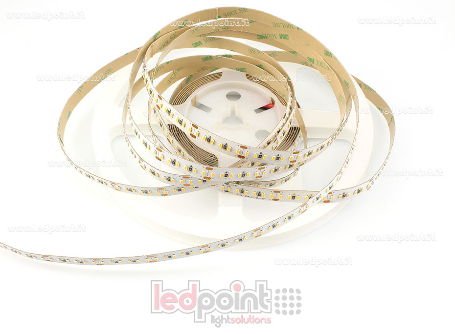 Ruban led 3014 24V IP20 3000-3100K 204led/m F52-300-204422
 