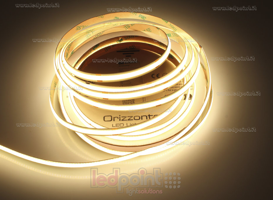 Ruban led COB 48V IP20 3000K 480led/m F52-300-480OR4
 