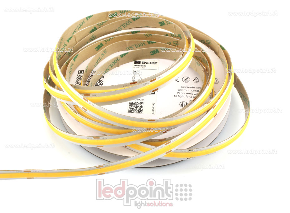 Ruban led COB 24V IP20 3000K 528led/m F52-300-528OR2
 