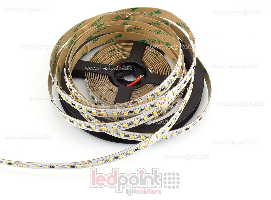 Ruban led 2835 24V IP20 4000-4250K 120led/m F52-400-120822A/13.3
 