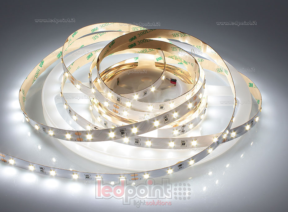 Ruban led 2835 24V IP45 4000-4250K 60led/m F52-400-60822
 