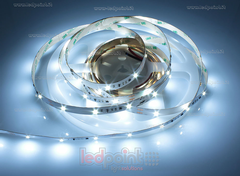 Ruban led 2835 12V IP20 6000-6500K 30led/m F52-600-30821A
 