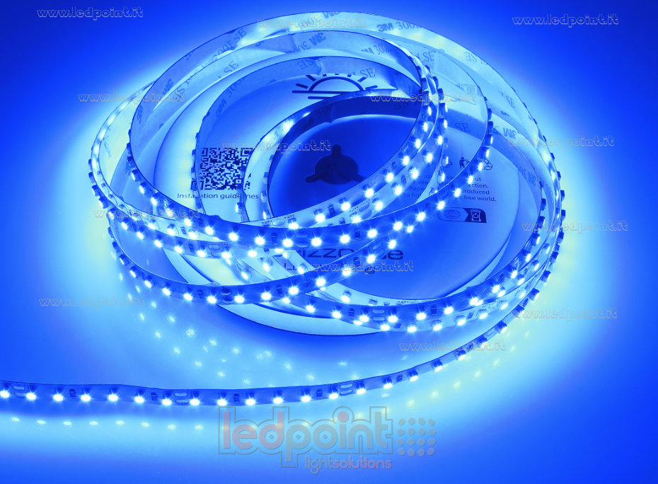 Ruban led 3528 24V IP20 465-468nm 120led/m F52-BLU-120312
 