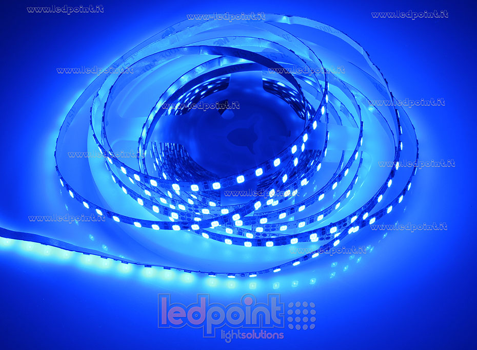 Ruban led 2835 12V IP20 460-465nm 120led/m F52-BLU-120811-W5
 