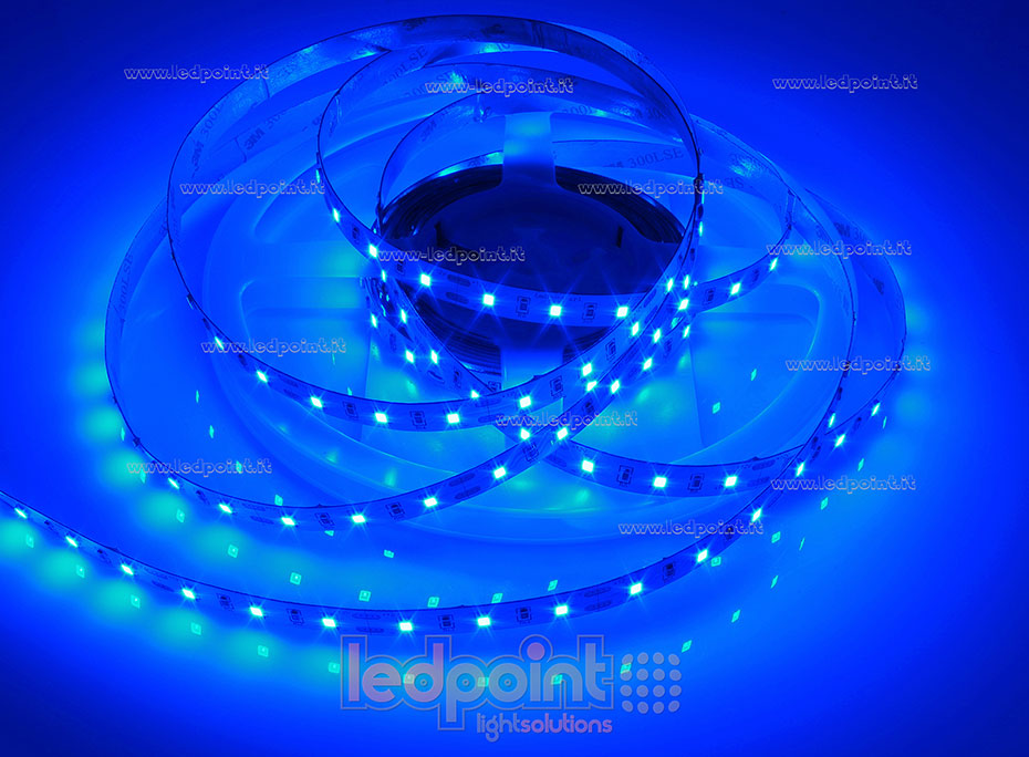 Ruban led 2835 12V IP20 460-465nm 60led/m F52-BLU-60811
 