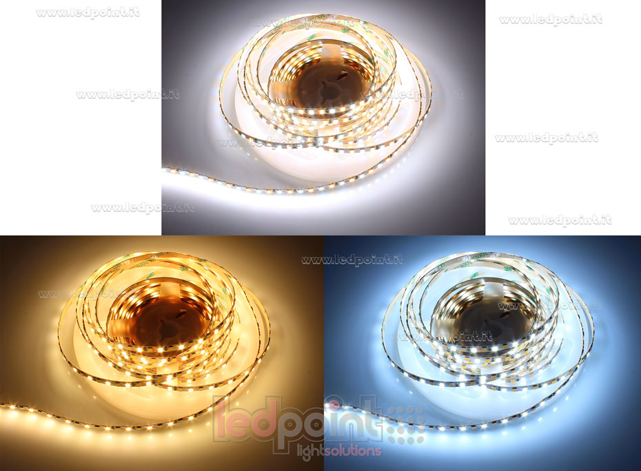 Ruban led 2835 12V IP20 2700-6500K 78+78led/m F52-CCT-156821-W5
 