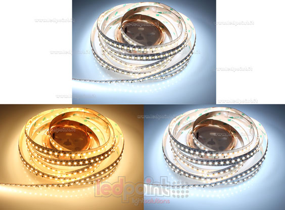 Ruban led 2835 48V IP20 2700-5000K 128+128led/m F52-CCT-2568U4A
 