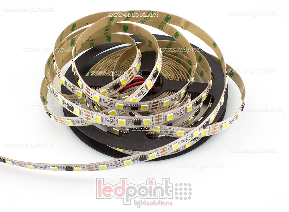Ruban led 5050 12V IP20 6000-6500K 60led/m F52-Co600-60511
 