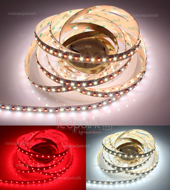 Ruban led 3838+2835 24V IP20 4000K 3step 70+70led/m F52-R40s-140H12
 