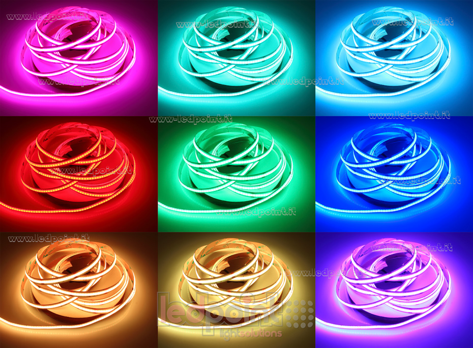 Ruban led COB 24V IP20 RGB 840led/m FA2-RGB-840OR2
 