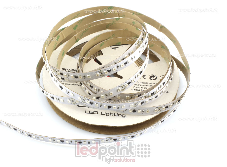 Ruban led 2835 24V IP20 365nm 120led/m F52-UV365-120812A
 