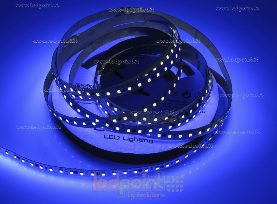 Ruban led 2835 24V IP20 365nm 120led/m F52-UV365-120812A
 